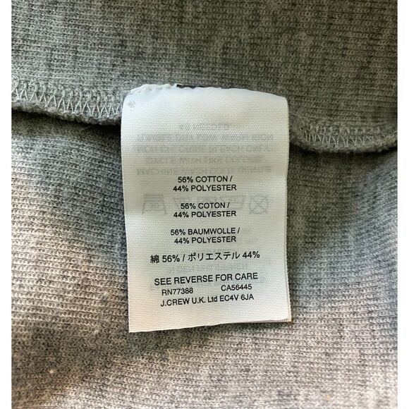 J.Crew wide long sleeve cropped pullover hoodie sweatshirt - Picture 4 of 8